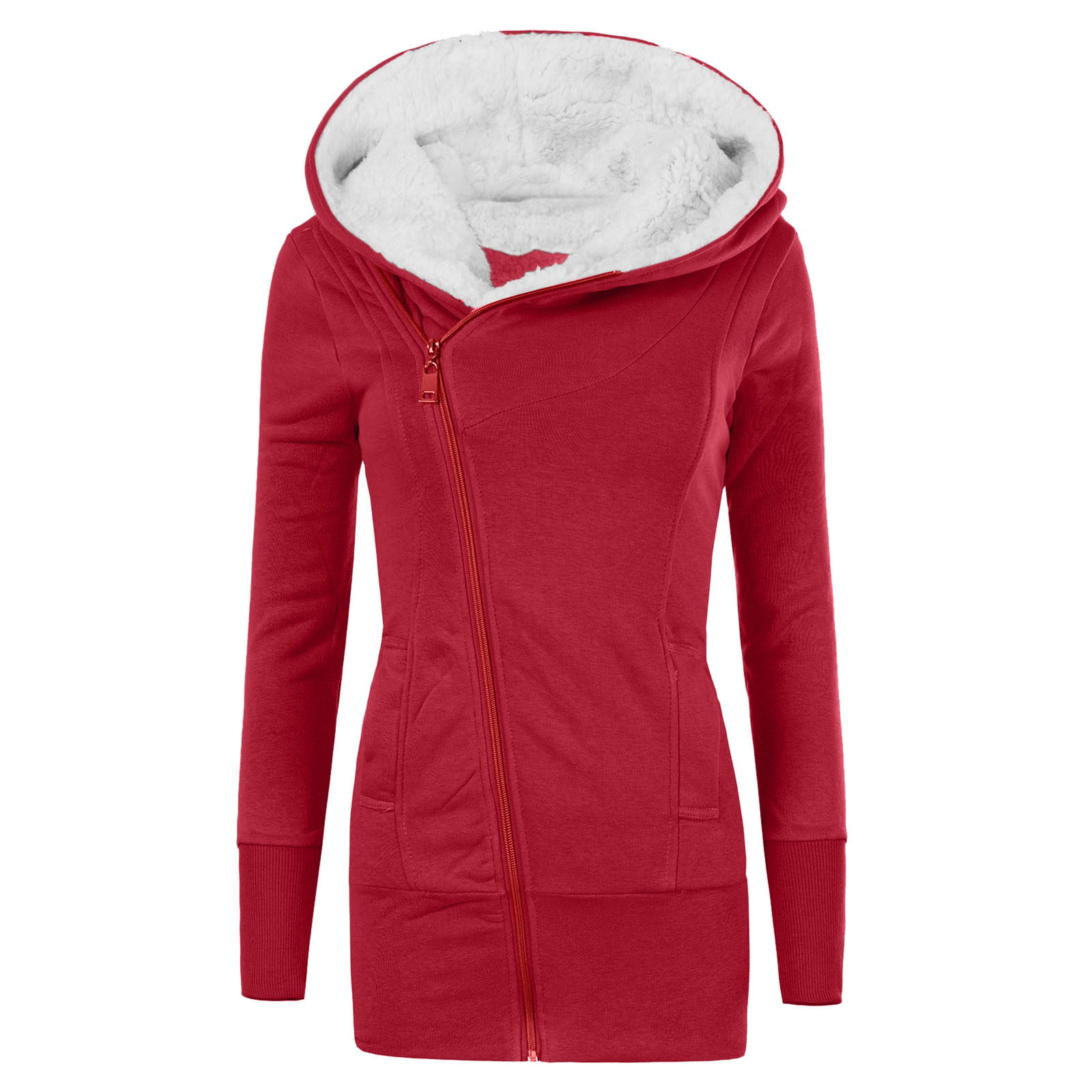 Regatta Closinda Womens Fleece Jacket Red Full Zip Stylish Leisure Sweater 