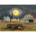 thumbnail image 2 of Jacobs, Billy 18x15 Gold Ornate Wood Framed with Double Matting Museum Art Print Titled - Harvest Moon, 2 of 4
