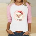 thumbnail image 2 of Womens Xmas Graphic Sweatshirt Round Neck Funny Christmas Long Sleeve Shirts Pullover Sweater Blouses Fleece Xmas Holiday Top, 2 of 4