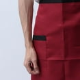 thumbnail image 5 of BEADCEST Delantal Corto De Cocina Negro Ideal Para Restaurantes Y Uso, 5 of 5