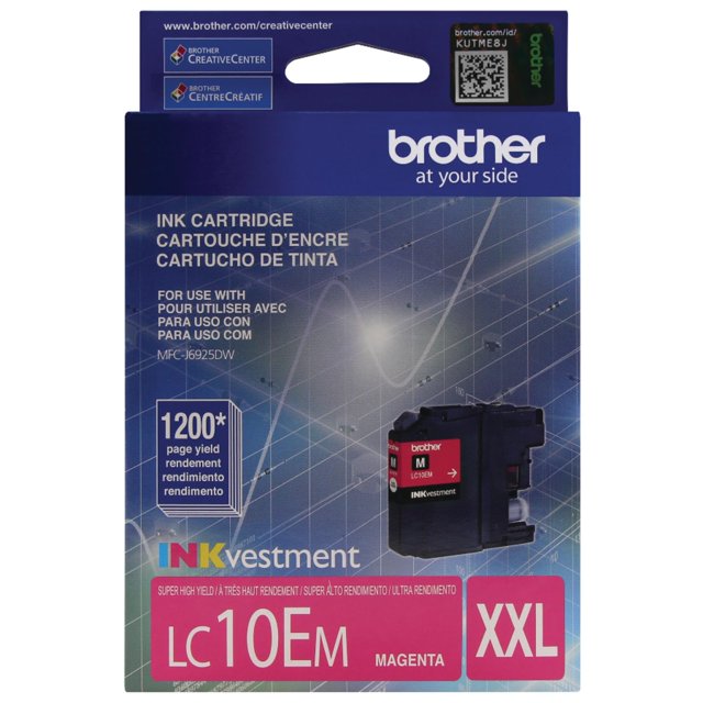 Cartucho de tinta Brother LC10EM Super High Yield Magenta