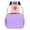 Purple, variant on Solid Color Casual Backpack for Ages 3rd 4th 5th 6th Middle Elementary Daypack for Outings Playground Park Everyday