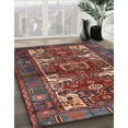 thumbnail image 3 of Ahgly Company Machine Washable Indoor Rectangle Traditional Saffron Red Area Rugs, 3' x 5', 3 of 7