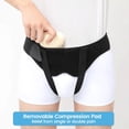 thumbnail image 4 of Hernia Support Belt Men Truss For Inguinal With 2 Removable Compression Pads US, 4 of 12