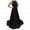 Black, variant on OSOLU Solid Color Women Evening Dress Chiffon Pleated Bridesmaid Formal Prom Gown Long Dresses Boho Sundress Dresses For Women 2025 Elegant Classy