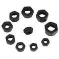 thumbnail image 3 of Ashata 11pcs/ Set 9-19mm Damaged Nut Bolt Remover Stud Extractor Locking Socket, Damaged Nut Remover,  Bolt Remover kit, 3 of 8