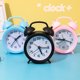 thumbnail image 4 of Reloj Warkul de doble campana, preciso, funciona con pilas, analógico, mini, redondo, para mesita de noche, despertador, bonito regalo para niños., 4 of 8