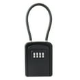 thumbnail image 1 of 4 Digit Combination Key Safe Box Waterproof Key Storage Lock Box with Removable Chain ,Easy to Use, 1 of 6