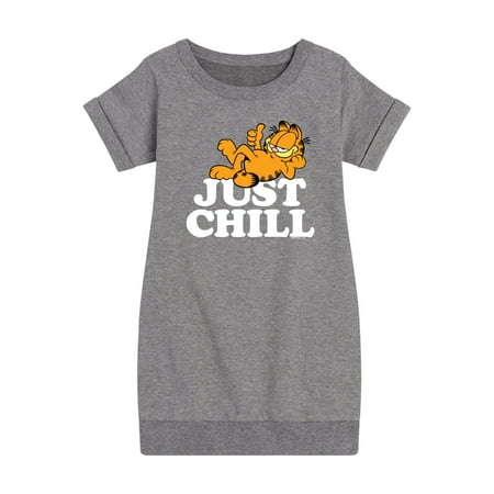 

Garfield - Just Chill - Toddler And Youth Girls Fleece Dress