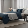thumbnail image 4 of MANGIJOY Tool-Free Assembly Full Size Bed Frame, Heavy Duty Foundation, Grey Fabric Support, No Box Spring Needed, 4 of 7