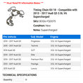 thumbnail image 2 of Timing Chain Kit 18 - Compatible with 2013 - 2017 Audi Q5 3.0L V6 Supercharged 2014 2015 2016, 2 of 2