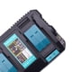 thumbnail image 5 of Adecuado para cargador batería litio Makita Makita 6A 18-14V DC18RD cargador dual con interfaz USB (regulaciones europeas), 5 of 9