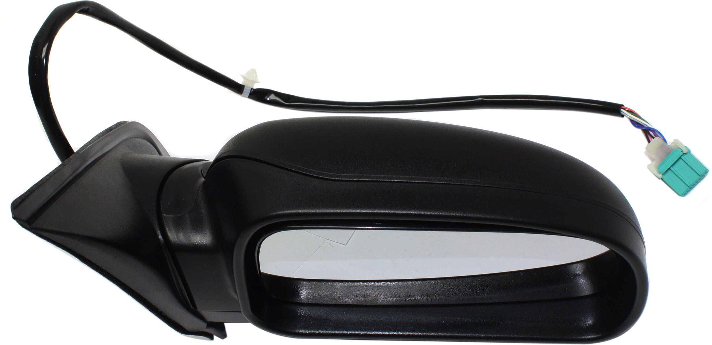 Mirror Compatible With 2002-2003 Chevrolet Trailblazer GMC Envoy Right Passenger Side Heated In-housing Signal Light Textured Black Kool-Vue