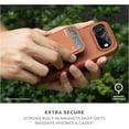 thumbnail image 4 of Native Union (Re) Classic Wallet | Magnetic – MagSafe Compatible Card Holder for iPhone Air, 17, 16, 15, 14 – Safely Stores 3 Cards – (Tan), 4 of 6