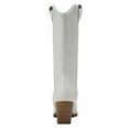 thumbnail image 4 of Soda Women Cowgirl Cowboy Western Stitched Heel Boots Pointy Toe Mid Shaft ORVILLE-S White 8.5, 4 of 4