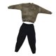 thumbnail image 1 of Conjunto de Camisa de Mangas Largas y Pantalones Casuales para Muñecas Hombres de Acción 1:6 Zulema Traje verde militar, 1 of 6