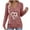 Pink#2, variant on Xuniizn Valentine's Day Womens Long Sleeve Shirts, Heart Print V Neck Casual Loose Tops, Plus Size Soft Cozy Sweatshirt, Gifts for Her