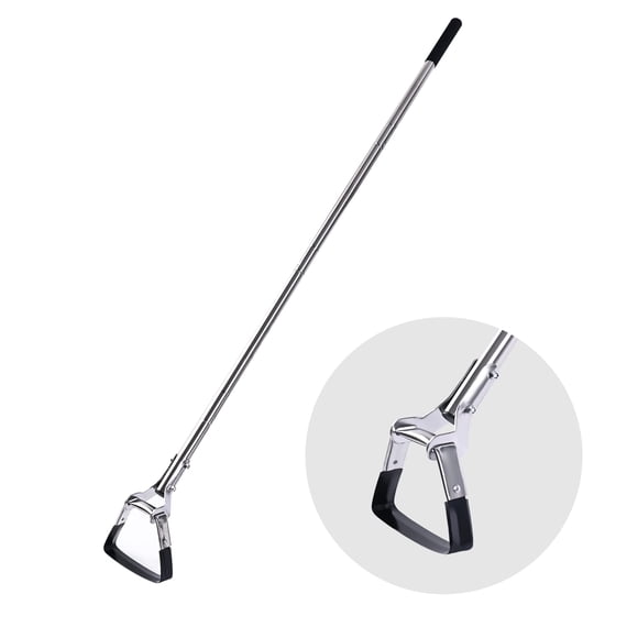 Azadón de jardín BARAYSTUS ajustable en 3 alturas de 142 cm, acero inoxidable
