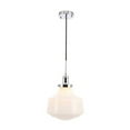 thumbnail image 4 of Lyle 1 light Chrome and frosted white glass pendant, 4 of 4