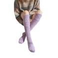 thumbnail image 3 of Kmbangi Female Stocking, Adults Solid Color Knee-High Socks Long Tube Socks, 3 of 5