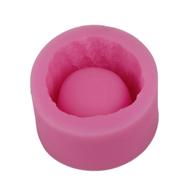 Molde de silicona con forma de tocón de árbol rosa, molde 3D para mousse de chocolate, molde para fondant, herramienta para hornear y decorar pasteles.