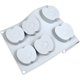 thumbnail image 4 of Moldes de silicona con forma de manzana para tartas de chocolate, molde para hornear postres, herramientas de decoración de tartas (G_ manzana), 4 of 4