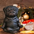 thumbnail image 3 of Sculpture de Chien Zen en Résine pour Bureau Cour Jardin Statue, 3 of 5