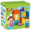Little Treasures Children Play House with Boy and Girl Education Preschool Pre-Kindergarten Large Size Building Block Toys for Toddlers (18 Piece)