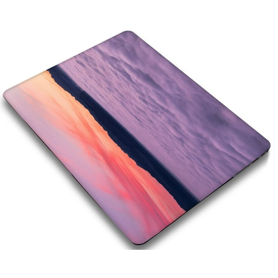 KSK KAISHEK Hard Shell Case Only Compatible Newest MacBook Pro 13"( Retina Display Touch ID, 2016 - 2022) + Black Keyboard Cover Model M1 A2338/A2289/A2251/A2159/A1989/A1706/A1708 Purple series 0669