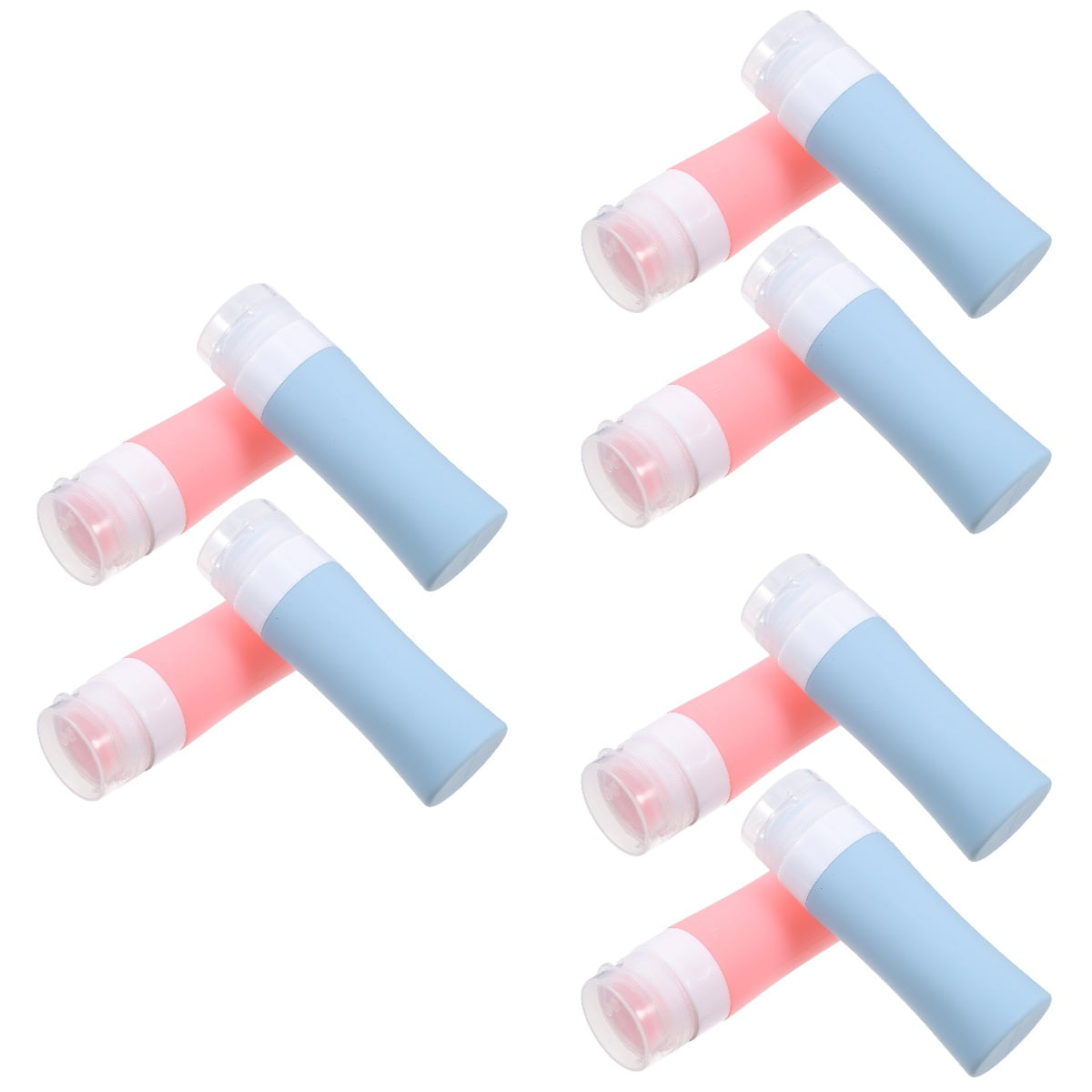 YSNOOWE  Portable Squeezable Silicone Bottles for Toiletries 12Pcs