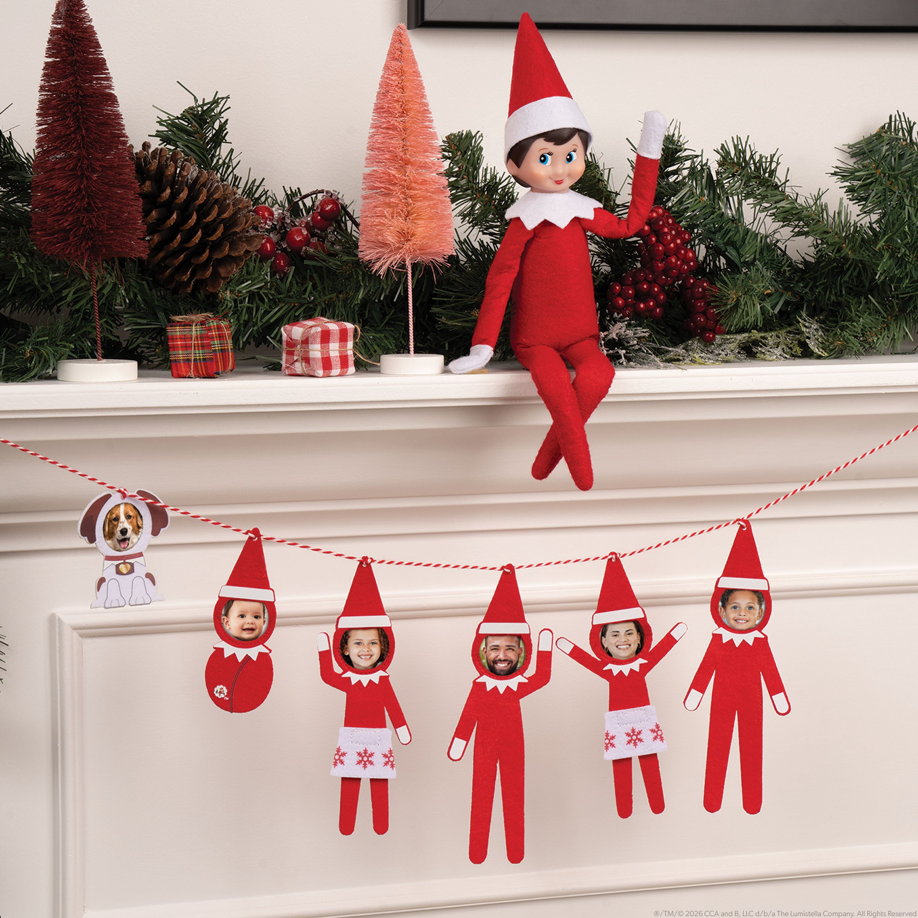 The Elf on the Shelf Polar Props Elfie Selfies Character Ornament Photo Frames