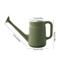 thumbnail image 3 of 2L Long Mouth Watering Can with Needle Nozzle for Houseplants & Gardening – Durable Plastic, Comfortable Grip, Ideal for Potted Plants, Balcony & Indoor Gardening,Green, 3 of 6