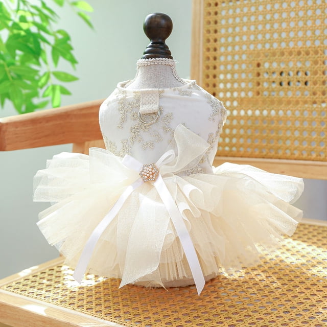 Robe pour Animaux Jupe & Robe Élégante Poitrine & Dos