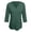 C52/Dark Green, variant on XIYON Blouses For Women Fashion Solid Color 3/4 Sleeve Blouse V Neck Casual Loose Top Classic 2026 Trendy Clothes