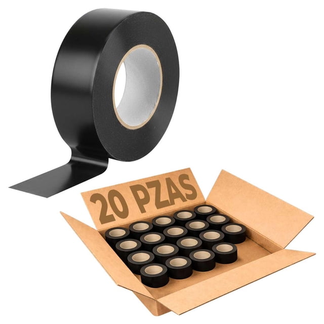 20 Pzs Cinta Aislante 193 Economica 19MM 18M