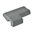 thumbnail image 4 of Almohada para parejas, espuma viscoelástica transpirable, rebote lento, para el cuello, arqueada y cómoda. Gris oscuro para la derecha, 4 of 9