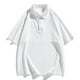 thumbnail image 1 of pstuiky Camisa de manga corta para hombre, Blusa informal de manga corta con botones y solapa para hombre camisas casuales para hombre m, 1 of 6