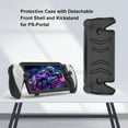 thumbnail image 4 of Funda protectora completa compatible con PlayStation Portal, funda trasera de TPU para PS5 Portal con soporte ajustable y cubierta frontal desmontable, 4 of 7