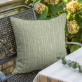 thumbnail image 2 of Throw Pillow Covers 16x16 Inch, Abstract Polka Dot Decorative Pillow Cases for Couch Sofa Bed, Geometric Dotted Stripes Vintage Green Cotton Linen Square Home Decor Pillowcases with Hidden Zipper, 2 of 6