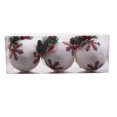 thumbnail image 1 of Puntoco 3 Unids Navidad Perla Lentejuelas Brillo Adornos Bola Árbol Ornamento Decoración 8Cm Puntoco Puntoco-498, 1 of 1