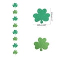 thumbnail image 2 of Felt Shamrocks Clovers Garlands Banners StPatricks Day Decorations Hangings Shamrocks Decor Garlands Banners Irish Day Party, 2 of 8