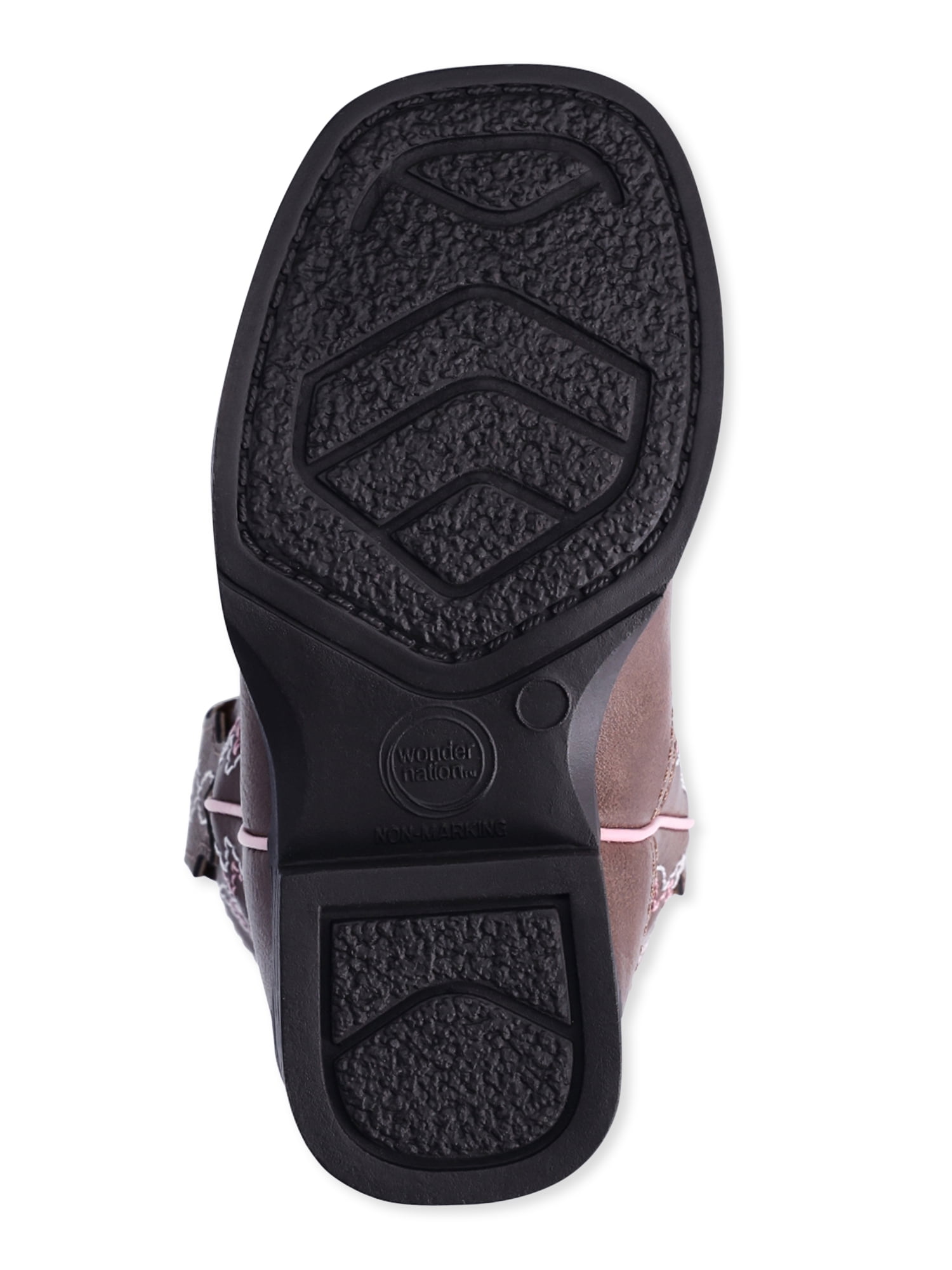 Wonder Nation Toddler & Big Girls Western Cowgirl Boot