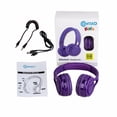 thumbnail image 6 of Contixo Kids Bluetooth Headphones, Wireless & Wired, Built-In Mic, Foldable, Adjustable Headband, iPhone, iPad, Android & Gaming Devices - Purple/Pink, 6 of 8