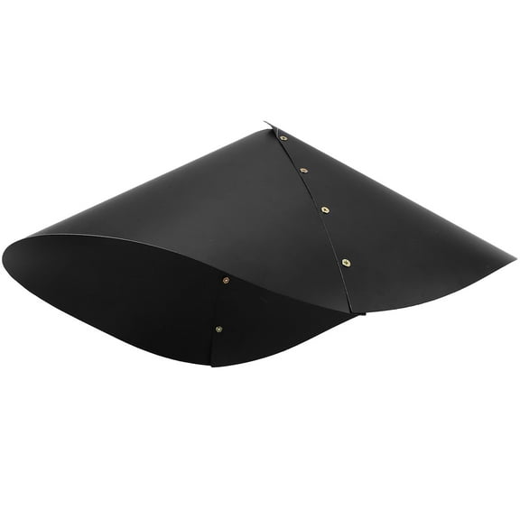 Niceauty Squirrel Baffle For Posts Outdoor Use Black 1Pcs