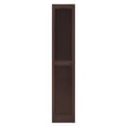 thumbnail image 1 of Builders Edge 12W in. Louvered Vinyl Shutter Pair, 1 of 2