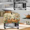 thumbnail image 5 of FOR U DESIGNS Hummingbird Pumpkin Print Microwave Oven Cover Stain Resistant Toaster Oven Covers Case Dust-Proof Microwave Dust Covers Cloth Machine Protector Decorative-S, 5 of 8