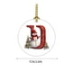 thumbnail image 2 of 2024 26 Letter Christmas Snowman Christmas Pendant - Acrylic Car Pendant Saint, 2 of 5