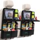 thumbnail image 1 of Organizador para asiento trasero del auto Plzpik con 11 bolsillos y bandeja plegable, 1 of 6