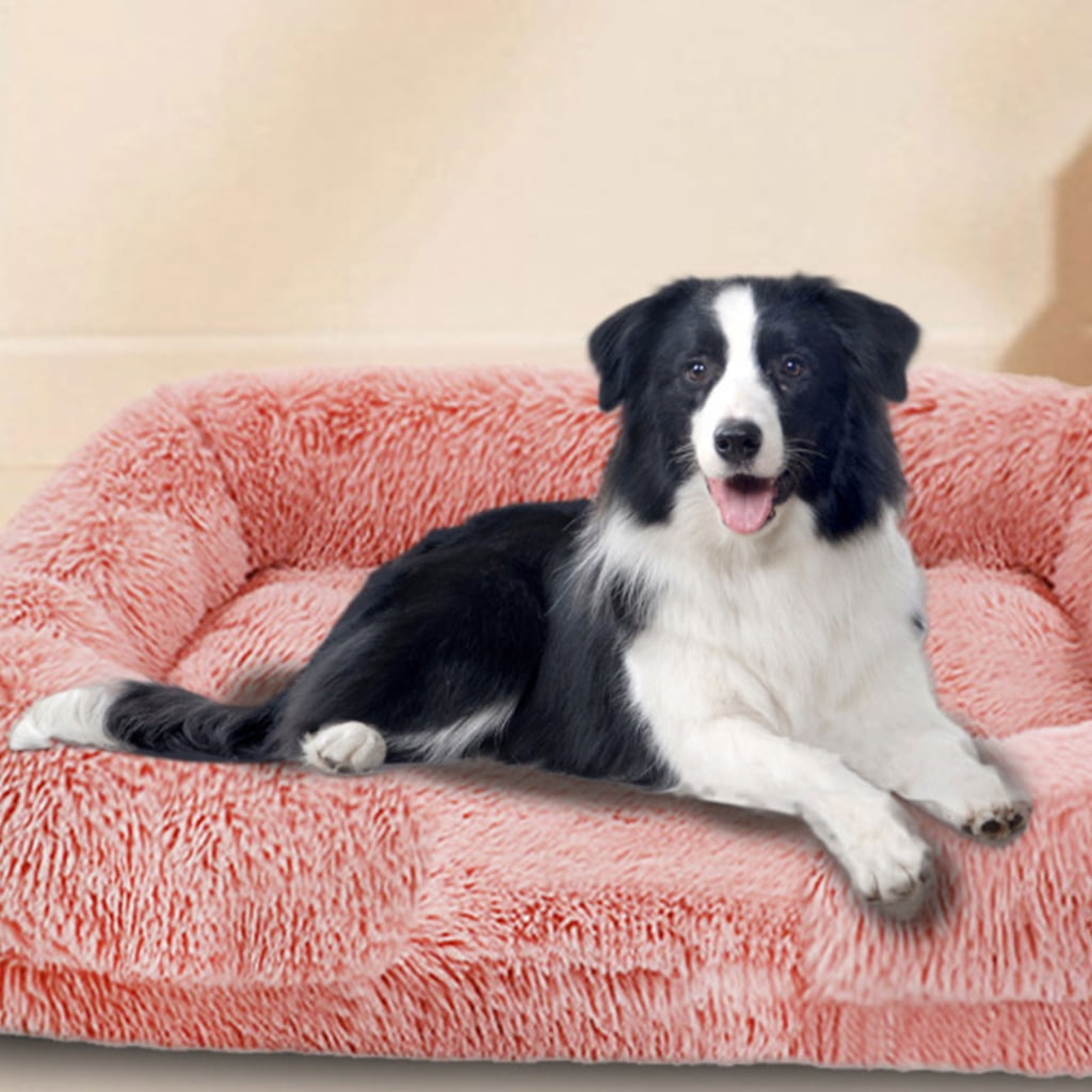 CIYISON Rectangular Cushion Pet Bed Detachable Cushion Nest for Dogs Cats Soothing
