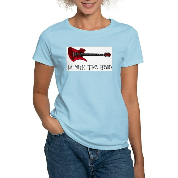 CafePress - I'm With The Band Women's Light T Shirt - Women's Classic T-Shirt